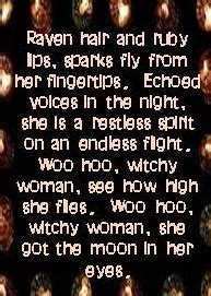 Witch woman lyrics